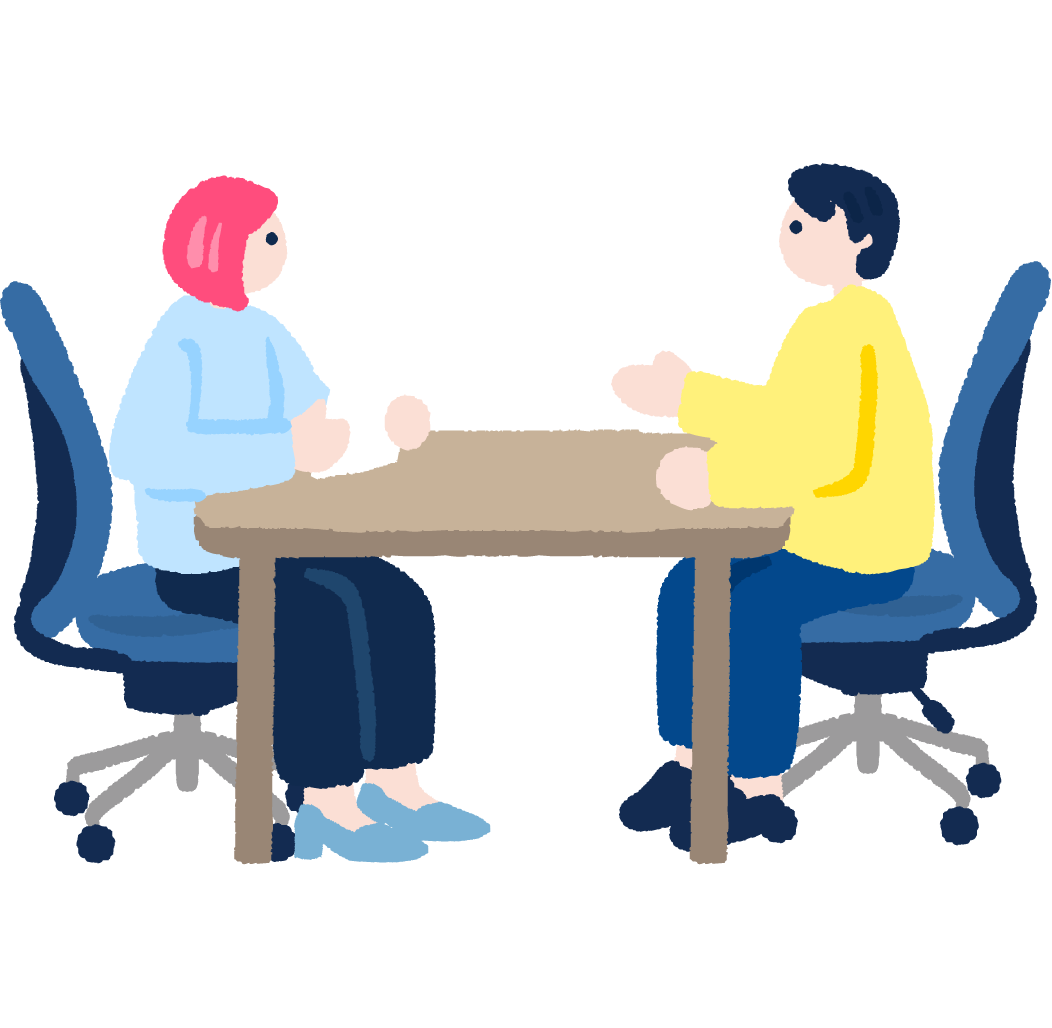 相談しながら進行